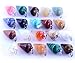 20pcs Mutilcolor Stone Healing Chakra Pendulum Line Cone Pendants Crystal Stone Charms Lot for Women Jewelry Making