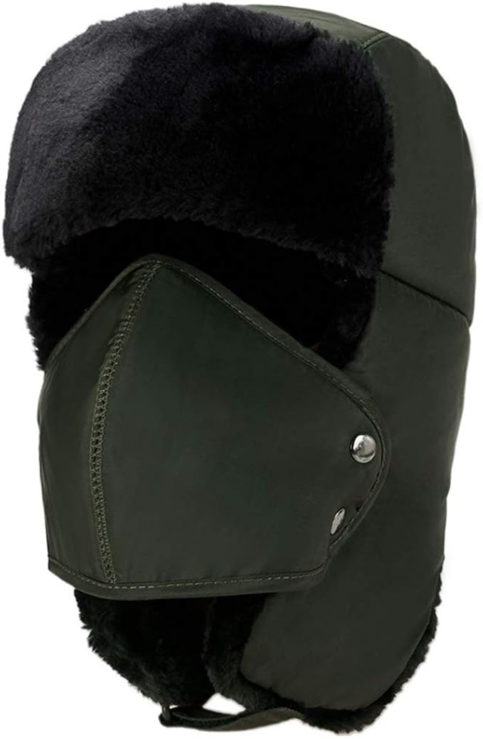 Amazon Com Winter Warm Windproof Ushanka Trapper Russian Trooper