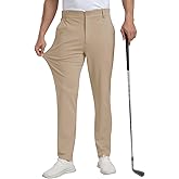 MoFiz Mens Golf Pant Joggers Stretch Pants 30"/32" Quick Dry Comfy Lightweight Casual Athletic Pant Trousers with Pockets