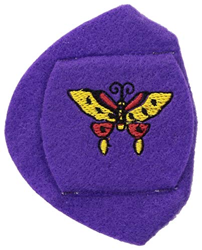 Eye Patch for Kids to Treat Amblyopia/Lazy- Butterfly Design, Orthoptic Cloth Eye Patch Which Slides Over Glasses by Amblyo-Patch *** to Cover Left Eye ONLY***