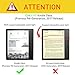 CaseBot Fabric Case for Kindle Oasis (10th and 9th Gen, 2019 and 2017 Release) - Slim Fit Protective Cover (Auto Wake Sleep Function for 2017 Version Only, Not for 2019 Version), Denim Indigo