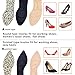 2 Pairs Shoes Insoles Heel Inserts for Womens Dress Shoes Sponge Shoes Pads Heel Cushion for Loose Shoes, Feet Score Relief DIY Size Beige