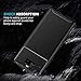 Lg Stylo 5 Case with [9H Tempered Glass Screen Protector], Sunnyw Shockproof Anti-Scratch Hard PC Soft TPU Dual Layer Hybrid Armor Protective Case for Lg Stylo 5 (Black)…