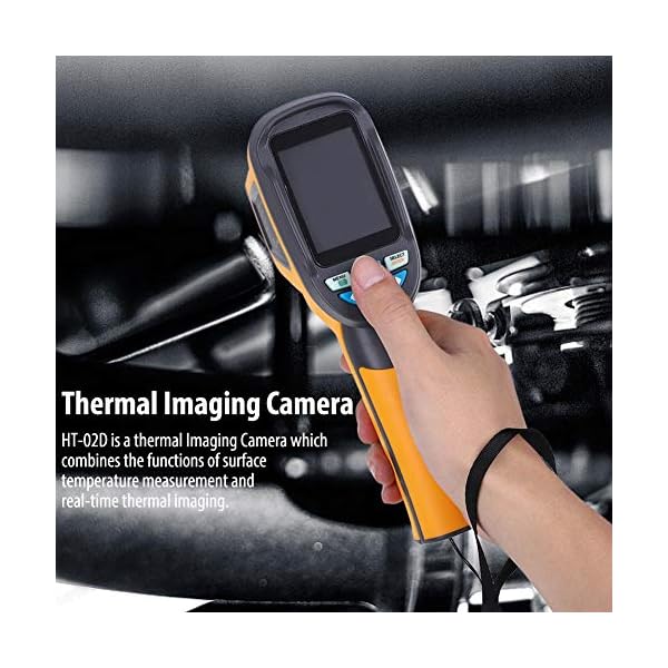 HT-02D Handheld IR Infrarot Wärmebildkamera Farbdisplay 1024p 32x32 Auflösung Wärmebildkamera für Elektriker und… – Bild 8