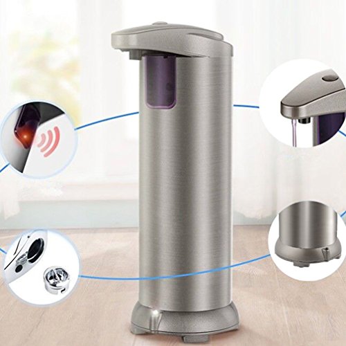 Automatic Soap Dispenser, Stainless Steel Touchless Motion Sensor Hand