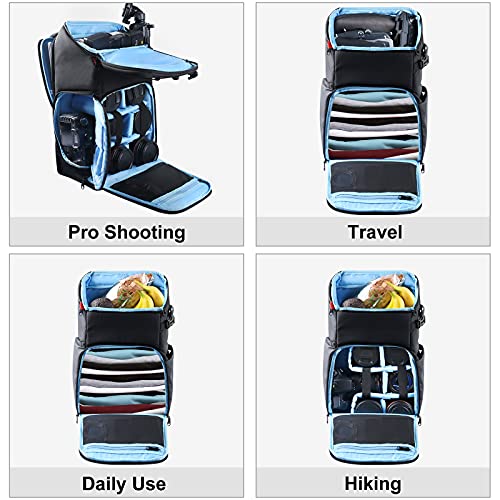 Endurax Camera Backpack, Waterproof Cameras Bag Drone Backpacks for
