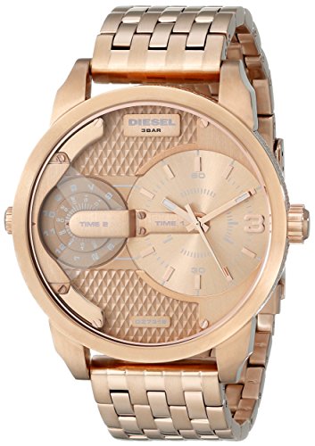 Diesel Men's DZ7318 The Daddies Series Analog Display Analog Quartz Rose Gold Watch