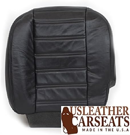 2005 Hummer H2 Brush Guard SUV SUT Crew Driver Bottom Leather Seat Cover Black