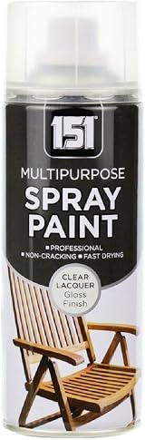 Classic Signature 400ml Multi Purpose Clear Lacquer Spray Paint Aerosol view 2