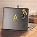 Popfunk Star Trek Command Uniform Shirt & Stickers (Yellow, 2XL)