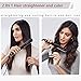 BESTOPE Hair Straightener and Curler Professional Ceramic 2 In 1 Flat Iron for Hair, 15s MCH Tourmaline Heating Technology with Safer Closed Iron Plate Versionthumb 1