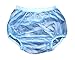 Haian Adult Incontinence Pull-on Plastic Pants Color Transparent Blue (Medium)