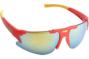ARKAID DC Comics The Flash Child Sunglassses | Superhero Shades for Kids | UV 400 | One Size Fits Most Kids