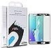 Stalion Samsung Galaxy S6 Edge+ Screen Protector Shield Tempered Liquid Glass Shatterproof Full Screen Frame Edge to Edge Armor Guard (Black Sapphire)(S6 Edge Plus 5.7