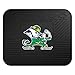 FANMATS 10090 Notre Dame “Fighting Irish” Back Row Utility Car Mats - 1 Piece, 14in. x 17in., All Weather Protection, Universal Fit, Deep Reservoir Design, Molded Team Logo
