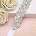 Crystal Sashes for Wedding Bridal Belt Braided Rhinestone Sash