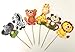 AVELLIM 18 Safari Jungle Zoo Animals Small (4.5