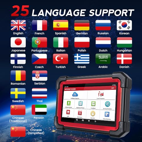 LAUNCH X431 CRP919E BT Multi-brand Car Diagnostic Case, ECU Coding, 45+ Service, Two-Way Control Wireless Bluetooth Diagnostic with DBScar VII, FCA AutoAuth, CANFD&DOIP, VAG Guided, IMMO