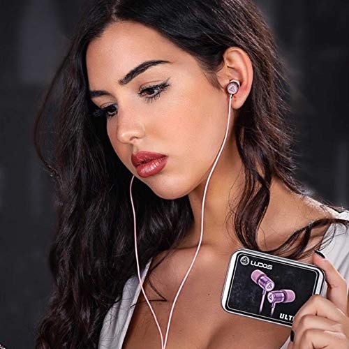 Wired-Earbuds-LUDOS-Ultra-in-Ear-Headphones-with-Microphone-Earphones-with-Mic-and-Volume-Control-Memory-Foam-Reinforced-Cable-Bass-Compatible-with-iPhone-Apple-iPad-Computer-Laptop-PC