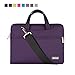 Qishare 11.6 12 inch Laptop Case Laptop Shoulder Bag, Multi-functional Notebook Sleeve Carrying Case With Strap for Notebook Microsoft Surface Pro 6/5/4/3 Macbook Air 11 12(Purple)