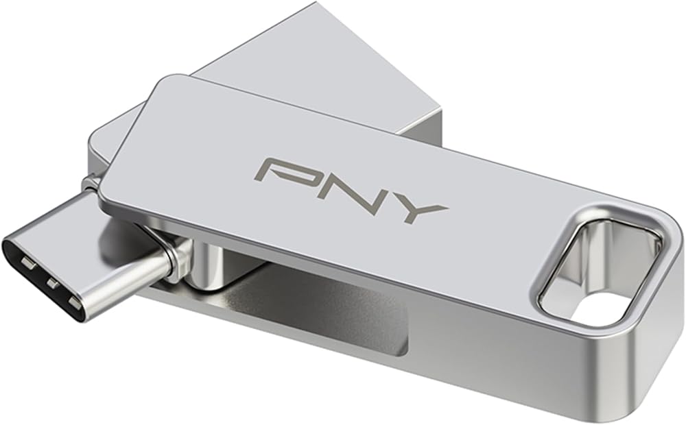 PNY 128GB DUO LINK USB 3.2 Type-C Dual Flash Drive Android Mobile Storage