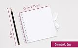 Styloo Small Scrapbook by bzbee DIY Album 50 Sheets White Inner 15x15 cm view 5