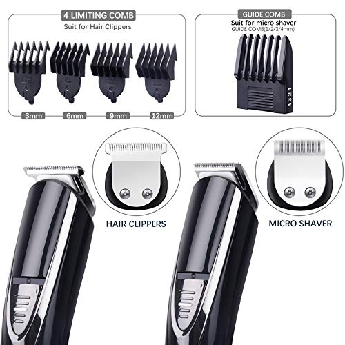 Beard Trimmer for Men, ALLFU Cordless Mustache Trimmer Waterproof Hair