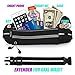 UShake Gear Running Belt, Bounce Free Pouch Bag, Fanny Pack Workout Belt Sports Waist Pack Belt Pouch for Apple iPhone 7 SE 6 6+ 5C Samsung Note Galaxy in Running Walking Cycling Gym with Extender