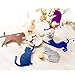 BESTOYARD Cat Banner Cute Cat and Ball Flag Garland Banner for Birthday Baby Shower Wedding Party Decoration Supplies 1.8M