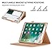 iPad Pro 10.5 Case, WWW [Luxury Laser Flower] Premium PU Leather Case Protective Cover with Auto Wake/Sleep Feature for iPad Pro 10.5 Gold