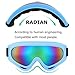 Yidomto Ski Goggles, 3 Pack Anti-Scratch Snow Goggles for Men, Women, Boys, Girls, Kids, Toddlers & Youth, UV 400 Protection for Skiing & Snowboard (Black/White/Blue)
