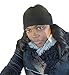 Always Eleven Satin Lined Knit Beanie Hat (Small) (Black)