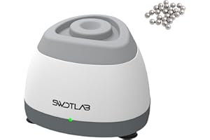 SWDTLAB 4000rpm Mini Lab Vortex Mixer Portable Paint Shaker Mixer with Touch Function for Eyelash Sharker Glue Adhesives Gel Polish and Test Tubes Acrylic Paints Mixing,Grey