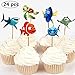 NF Orange 24PC Finding Dory Marlin Nemo Destiny Candy Bar Cupcake Topper For Baby Shower Kids Birthday Party Supplies