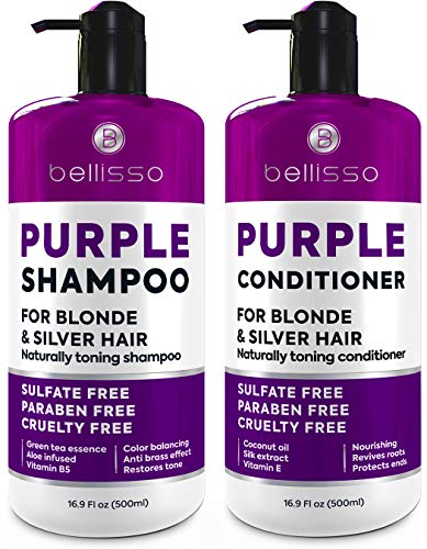 Purple Shampoo and Conditioner Set - Sulfate Free