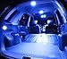 AUTOUS90 T10 W5W 2825 158 192 168 194 Wedge 5-SMD 5050 Ultra Blue LED Light bulbs 20 PCS