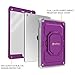 Fintie Case for iPad 6th / 5th Generation (2018/2017), iPad Air 2 / Air 1 (9.7 Inch) - [Tuatara Magic Ring] 360 Degree Rotating Grip Stand Shockproof Rugged Cover with Screen Protector, Purple