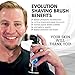 Legacy Shave Evolution Brush - World’s 1st Shave Can Brush Detachable works with all Razors even Straight, Double Edge Attach to Most Shaving Cream or Gel Cans - Unique Gift for Men (Black 2 Pack)