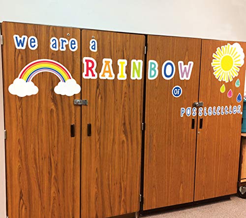 Hello Sunshine We Are a Rainbow of Possibilities Bulletin Board Set