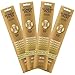 Gonesh - Extra Rich Scented Incense Sticks - Non-Toxic 10” Slow Burn Aromatic Sticks - Patchouli - 4 Packs of 20-80 Count
