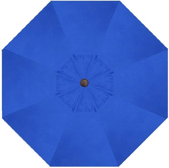 Amazon Com Shadeprotection Umbrella Replacement Canopy 9 Feet 8 Ribs Sunbrella Fabric Canopy Only For 9 Patio Umbrella 8 Ribs Acrylic Sunbrella Blue Garden Outdoor