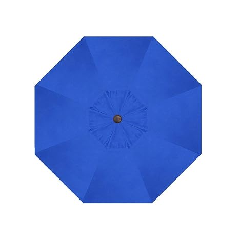 Sunbrella Fabric Canvas Blue 9 Umbrella 8 Ribs Outdoor Patio Umbrella Replacement Canopy Only Sunbrella Canopy Only Blue Amazon In Garden Outdoors