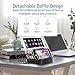 Marstree 5 Port Charging Station Cell Phone Charging Hub Charger Dock Station Organizer Quick Charge Multi Phone Desktop Charging Station for Multiple Devices iPhone Ipad Kindle Tablet