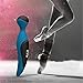 ROWAWA Silicone Massager Rechargeable and Waterproof 7 Speed Body Massager Electric Handheld Massager for Women Blue