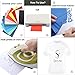 Heat Transfer Vinyl Bundle Iron On HTV Vinyl Sheet Easy Weed - Use With Silhouette Cameo, Cricut or Heat Press Machine for DIY T-shirt, Garments- 12 Colors，12