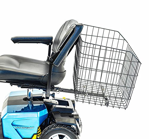 Scooter Jumbo Rear Basket XXL Challenger J1100 Accessory for Most Large Pride Pursuit, Golden Avenger & Drive Cobra