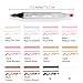 Dual Tip Skin Tones Markers Pen Set, Permanent Art Sketch Marker For Manga, Portrait, Flesh, Illustration Drawing - Pack of 12 Includes Colorless Blender