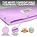 CozyPhones Fleece Sleep Headphones - Wired Over Ear Headphones from Ultra Thin Earphones for Side Sleepers, Meditation, Running, Laptop, and Phone - Violet