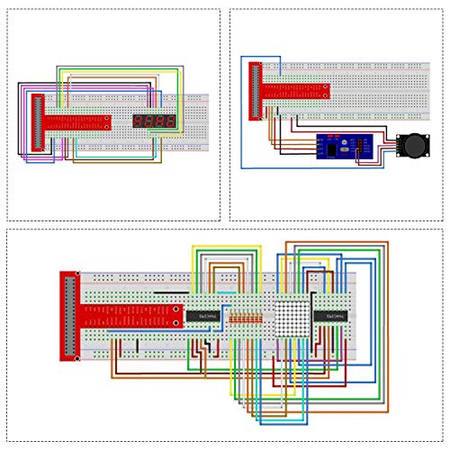 kuman RFID Starter Kit for Raspberry Pi 4 B 3 B/B+, Python C Code, 21 Projects, Electronics and Programming Beginner/Learning Kit (Soldered LCD I2C 1602) - Thumbnail 3