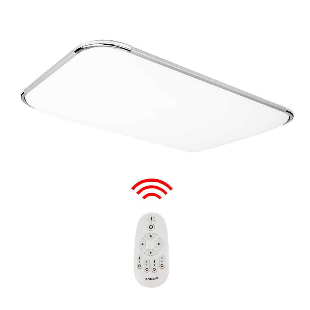 Hengda® LED Deckenleuchte Moderne Esszimmer Deckenbeleuchtung Badezimmer geeignet (48W Dimmbar)